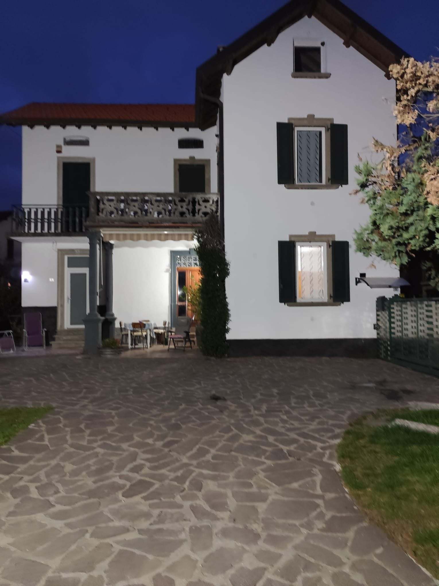 La facciata della casa